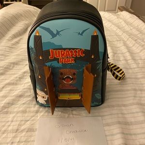 Jurassic Park Loungefly bag, EUC